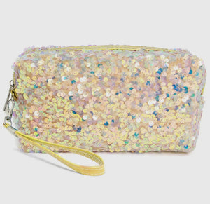 Sequin Cosmetic Pouch- Various