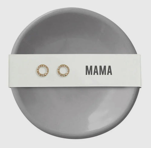 Ring dish & Earring Set - Mama