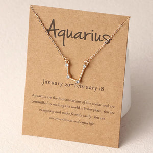 Zodiac Constellation Necklace