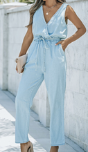 Load image into Gallery viewer, Suzie Sleeveless Jumpsuit- Chambray