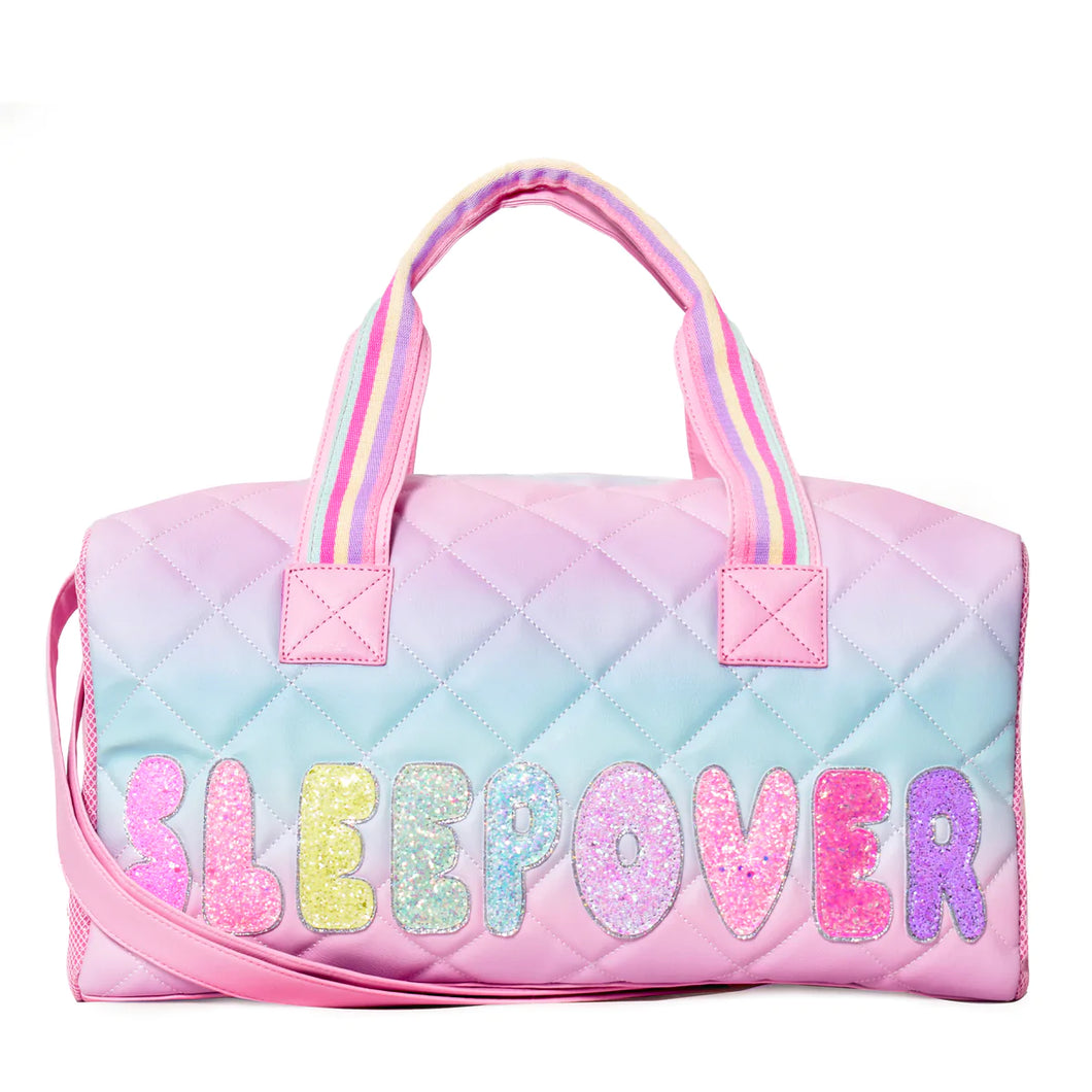 OMG Accessories-Sleepover Ombre Quilted Duffle