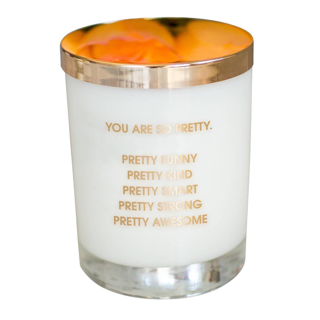 You Are So Pretty Candle - Candle on the Rocks