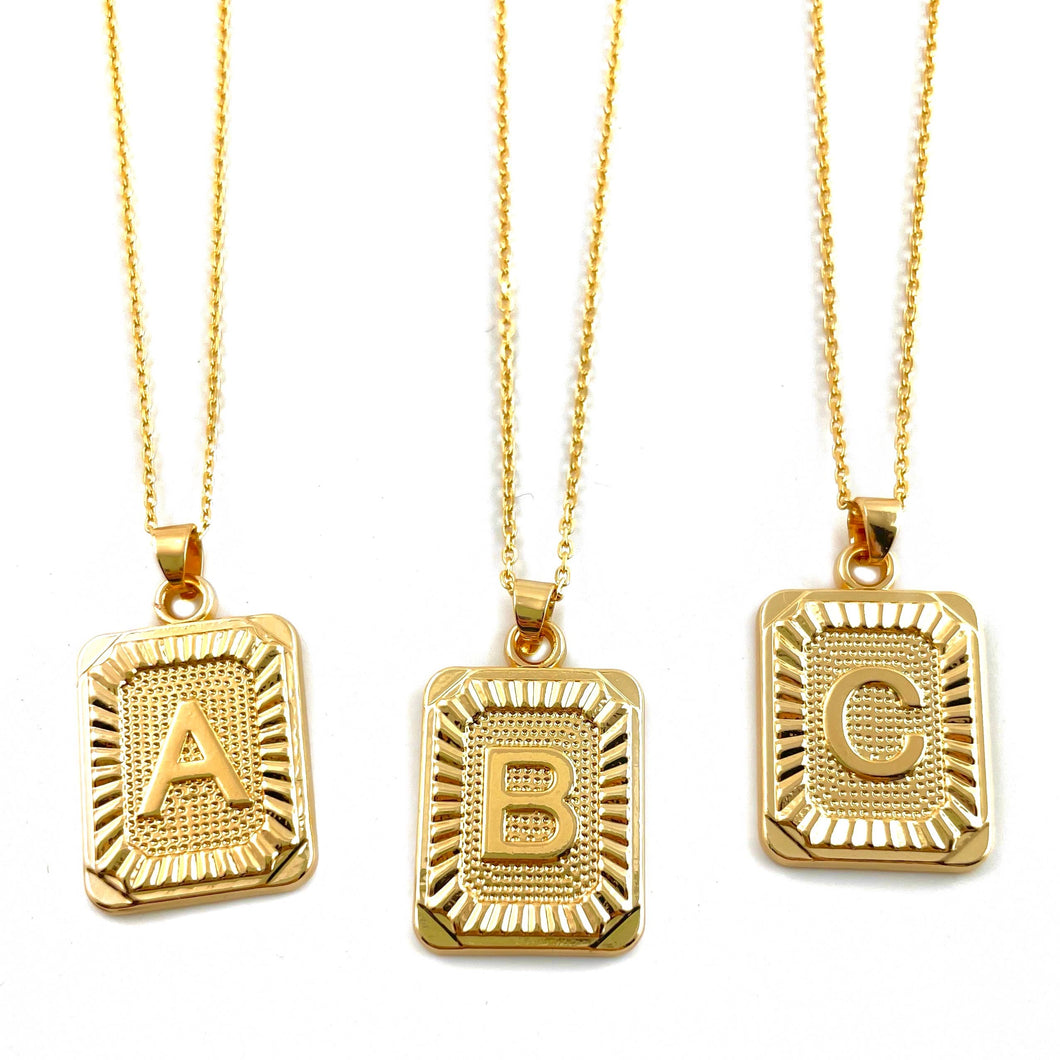Initial Charm Necklaces