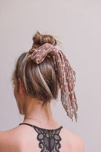 Load image into Gallery viewer, Mocha Floral Hair Scarf