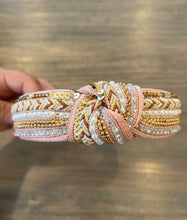 Load image into Gallery viewer, Beaded/Braided Knot Headband