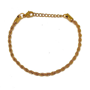 Golden Rope Bracelet - Gold