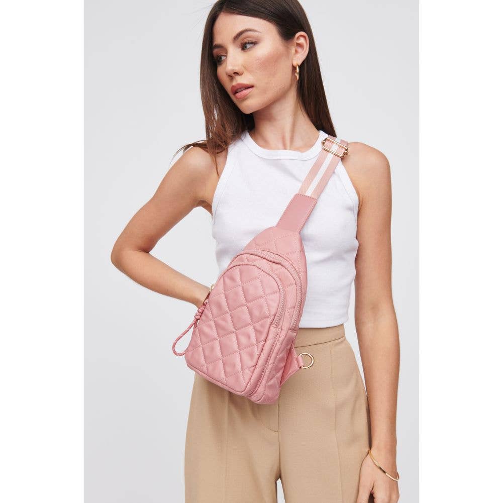 Elina Quilted Sling Bag - Ivory – The Leather Chef