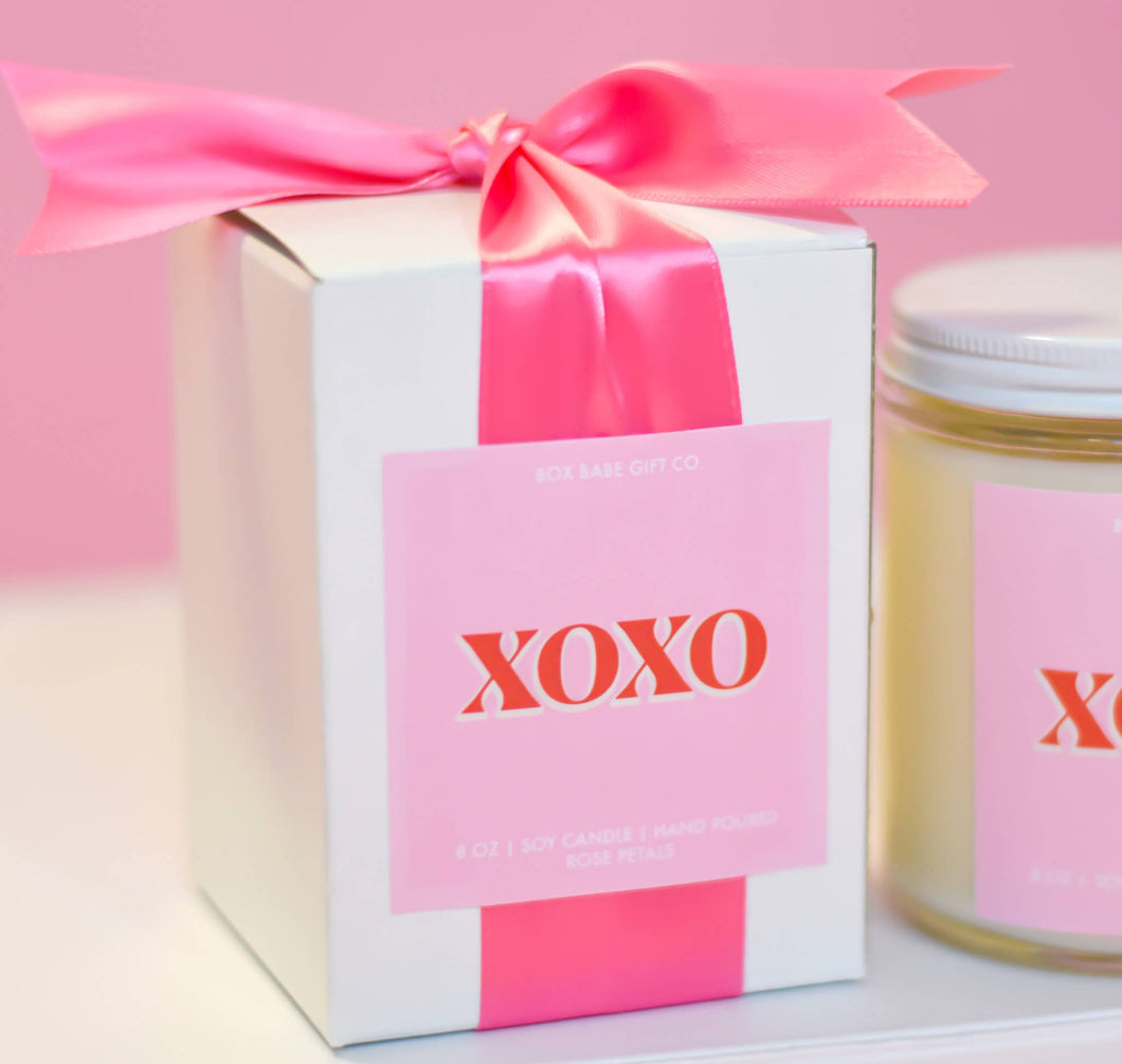 XOXO | Candle + Matches Gift Set