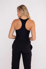 Load image into Gallery viewer, Dani Double Layered Racerback Bodysuit - Black