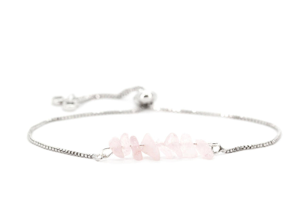 Loving & Caring ~ Rose Quartz Bolo Bracelet