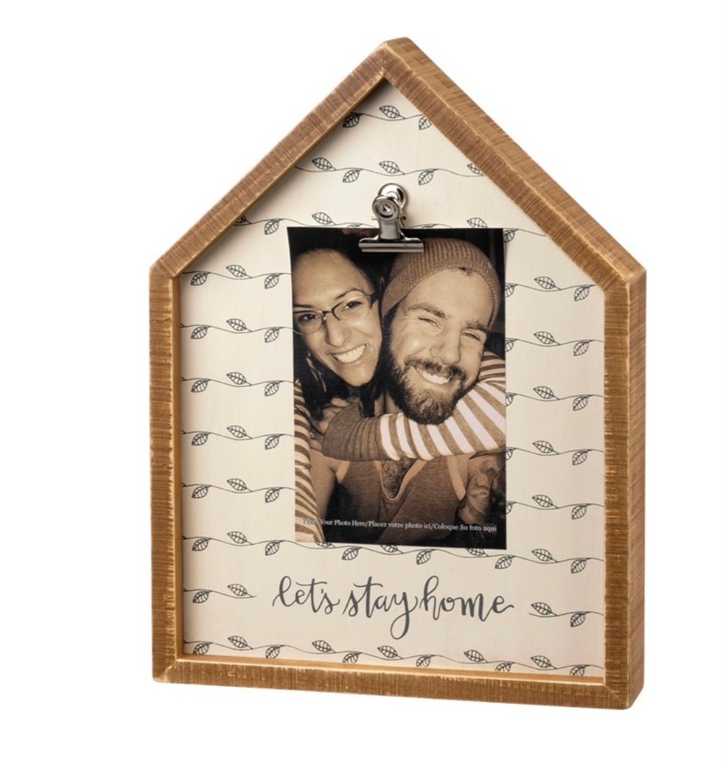 Stay Home Boxed Sign