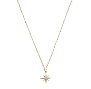 North Star Necklace- Gold