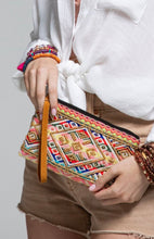 Load image into Gallery viewer, Jacquard Wristlet Clutch