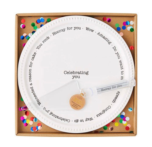 Celebration Cake Plate Set