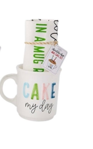 Birthday Cake Mug Set- Cake My Day