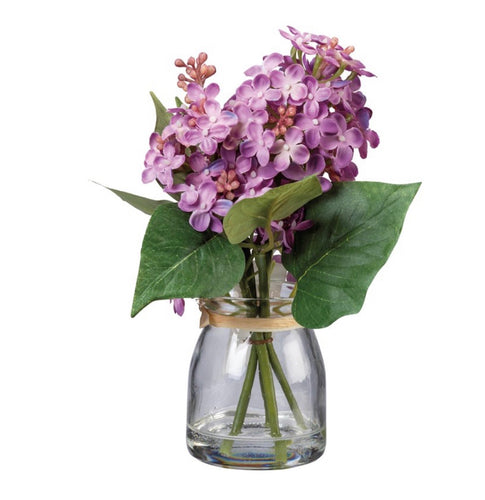 Purple Lilac Jar Floral