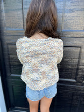 Load image into Gallery viewer, Jade Cropped Sweater Top - Cappuccino