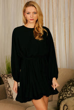Load image into Gallery viewer, It&#39;s All In the Ruffles Dress- Black