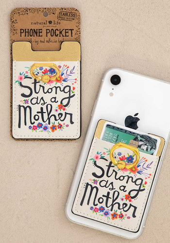 Phone Pocket-Strong As A Mother